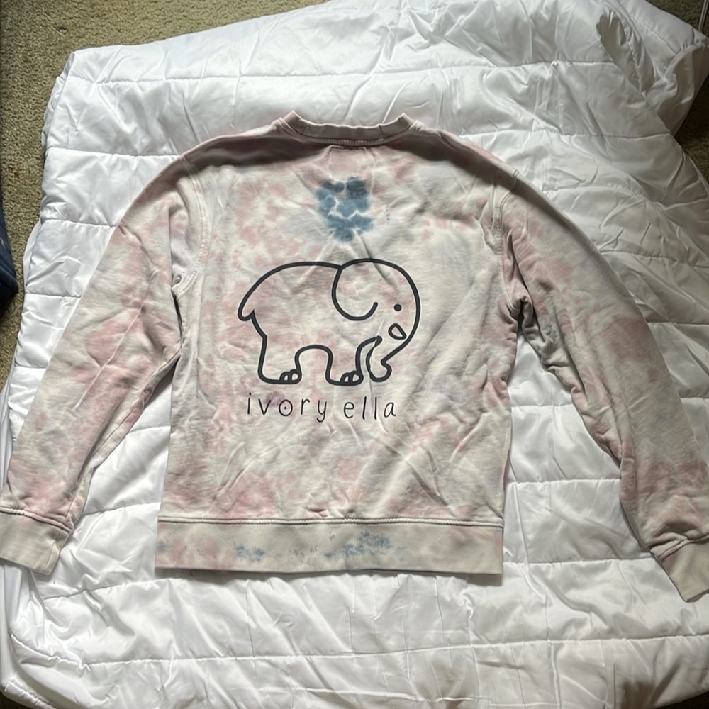 Ivory Ella tie dye crewneck